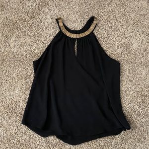 Black Halter Top